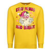 Lemon stay merry and bright Premium Sweatshirt - MaliasSmallBusiness