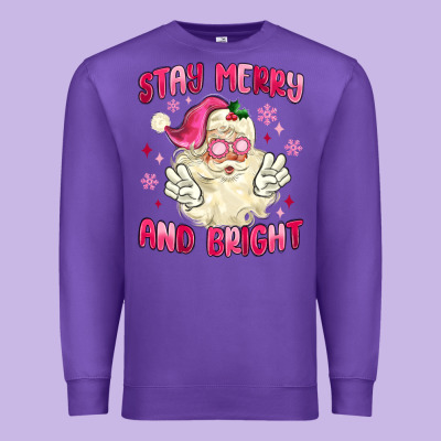 Premium Sweatshirt stay merry and bright