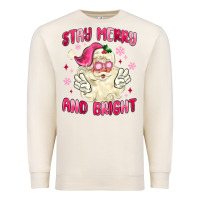 Sandshell stay merry and bright Premium Sweatshirt - MaliasSmallBusiness