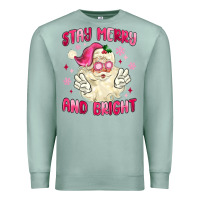 Seafoam stay merry and bright Premium Sweatshirt - MaliasSmallBusiness