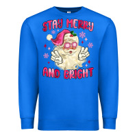 True Royal stay merry and bright Premium Sweatshirt - MaliasSmallBusiness