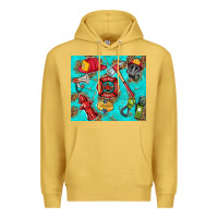Antique Gold firefighter elementary Premium Hoodie - HRA Design Shop