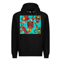 Black firefighter elementary Premium Hoodie - HRA Design Shop