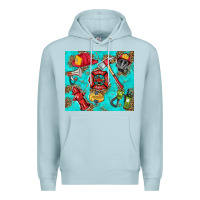 Blue Mist firefighter elementary Premium Hoodie - HRA Design Shop