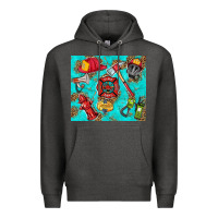 Charcoal Heather firefighter elementary Premium Hoodie - HRA Design Shop