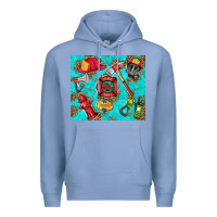 Colony Blue firefighter elementary Premium Hoodie - HRA Design Shop