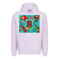 Lilac firefighter elementary Premium Hoodie - HRA Design Shop