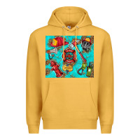 Mustard firefighter elementary Premium Hoodie - HRA Design Shop