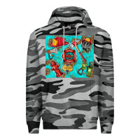 Slate Camo firefighter elementary Premium Hoodie - HRA Design Shop