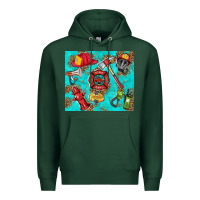 Sports Green firefighter elementary Premium Hoodie - HRA Design Shop