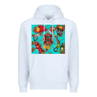 White firefighter elementary Premium Hoodie - HRA Design Shop