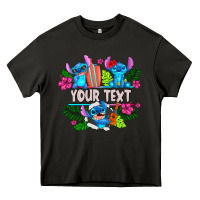 Asphalt Your Text Stich Heavy Core Tee - CowhideDigitalArt