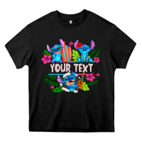 Black Your Text Stich Heavy Core Tee - CowhideDigitalArt