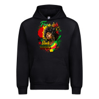 Black free ish since 1865 Urban Hoodie - HRA Design Shop