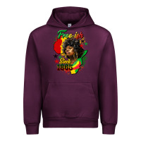 Mauve Wine free ish since 1865 Urban Hoodie - HRA Design Shop