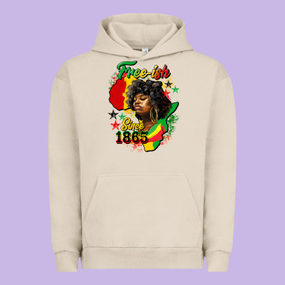 Free Ish Since 1865 Urban Hoodie Designed By Hra Design Shop