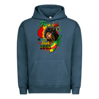 Pigment Midnight Navy free ish since 1865 Urban Hoodie - HRA Design Shop