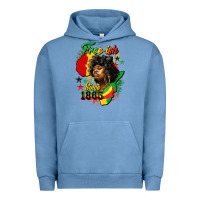 Pigment Pebble Blue free ish since 1865 Urban Hoodie - HRA Design Shop