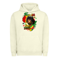 Pigment Pistachio free ish since 1865 Urban Hoodie - HRA Design Shop