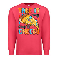 Cardinal take it easy keep it cheesy Premium Sweatshirt - MaliasSmallBusiness