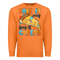 Carrot take it easy keep it cheesy Premium Sweatshirt - MaliasSmallBusiness