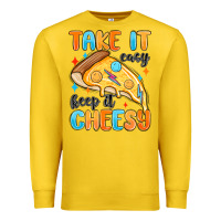 Lemon take it easy keep it cheesy Premium Sweatshirt - MaliasSmallBusiness
