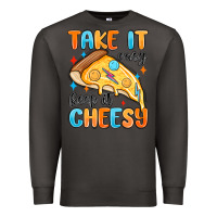 Smoke take it easy keep it cheesy Premium Sweatshirt - MaliasSmallBusiness