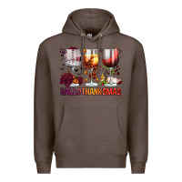 Coffee hallothanksmas halloween thanksgiving  christmas wine Premium Hoodie - FaDigitalArtStudio