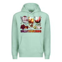 Seafoam hallothanksmas halloween thanksgiving  christmas wine Premium Hoodie - FaDigitalArtStudio