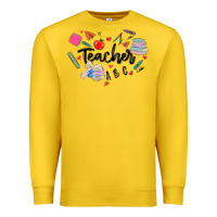 Lemon teacher heart Premium Sweatshirt - MaliasSmallBusiness