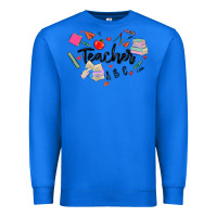 True Royal teacher heart Premium Sweatshirt - MaliasSmallBusiness