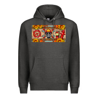 Charcoal Heather firefighter air mask sunflower and elementary license plate Premium Hoodie - HRA Design Shop