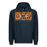Navy firefighter air mask sunflower and elementary license plate Premium Hoodie - HRA Design Shop