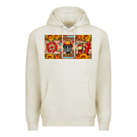 Oatmeal Heather firefighter air mask sunflower and elementary license plate Premium Hoodie - HRA Design Shop