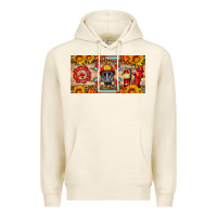 Tofu firefighter air mask sunflower and elementary license plate Premium Hoodie - HRA Design Shop