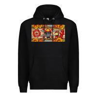 Black firefighter air mask sunflower and elementary license plate Premium Hoodie - HRA Design Shop