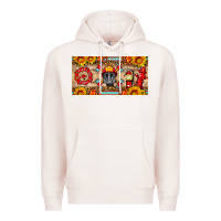 Pale Pink firefighter air mask sunflower and elementary license plate Premium Hoodie - HRA Design Shop