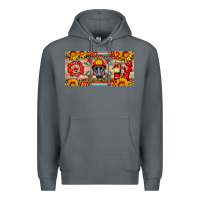 Rock firefighter air mask sunflower and elementary license plate Premium Hoodie - HRA Design Shop