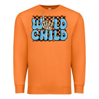 Carrot wild child blue skeleton Premium Sweatshirt - MaliasSmallBusiness
