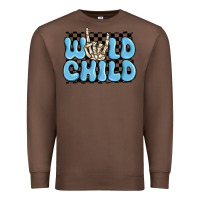 Chestnut wild child blue skeleton Premium Sweatshirt - MaliasSmallBusiness