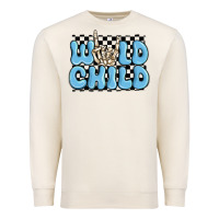 Sandshell wild child blue skeleton Premium Sweatshirt - MaliasSmallBusiness