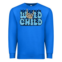True Royal wild child blue skeleton Premium Sweatshirt - MaliasSmallBusiness