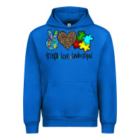 Cobalt accept love understand Urban Hoodie - CowhideDigitalArt