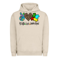 Pigment French Oak accept love understand Urban Hoodie - CowhideDigitalArt