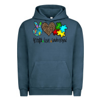 Pigment Midnight Navy accept love understand Urban Hoodie - CowhideDigitalArt