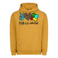 Pigment Peanut Butter accept love understand Urban Hoodie - CowhideDigitalArt