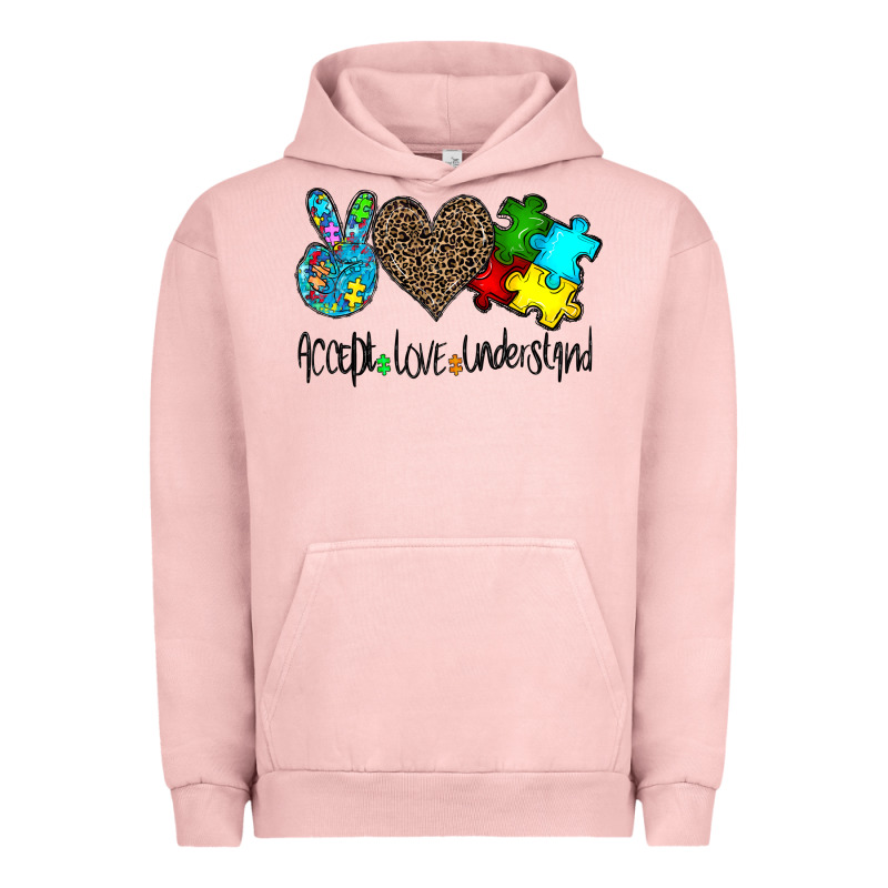 Accept Love Understand Urban Hoodie by CowhideDigitalArt | Teevron