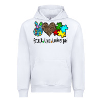 White accept love understand Urban Hoodie - CowhideDigitalArt