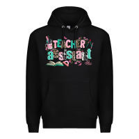 Black teacher assistant Premium Hoodie - AdoDesignShop
