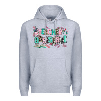 Heather Grey teacher assistant Premium Hoodie - AdoDesignShop